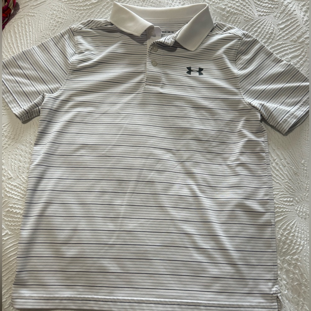 Boys youth Under Armor polo shirt